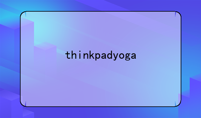 thinkpadyoga