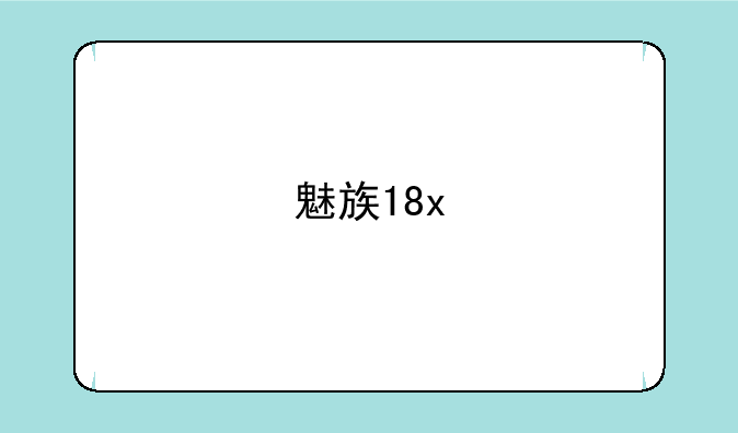 魅族18x