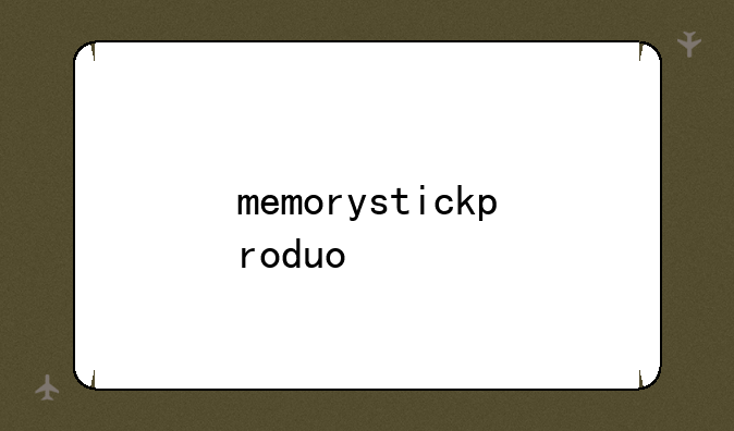 memorystickproduo